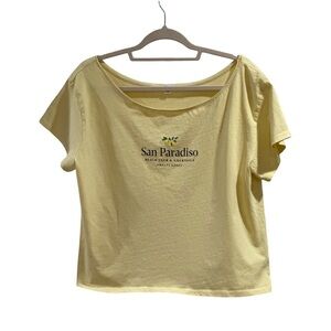 GARAGE Off Shoulder Crop Top